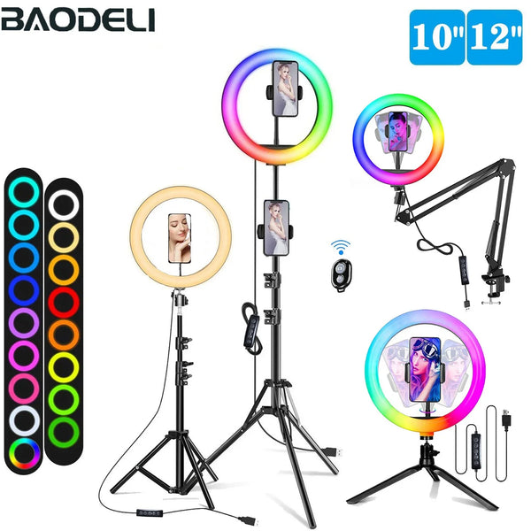 12in 30cm Selfie Ring Light RGB