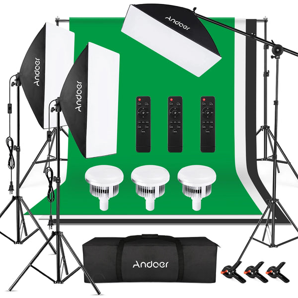 Andoer Studio Photography Light Kit Softbox
